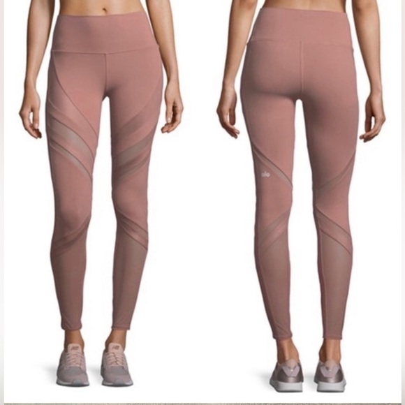 ALO Yoga Epic High Waist Leggings Rose Quartz Pink Size XS - Picture 1 of 13